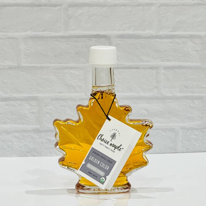 Choice Maple - Wholesale Maple Syrup - Organic Maple Syrup, 12 Case Glass Leaf1