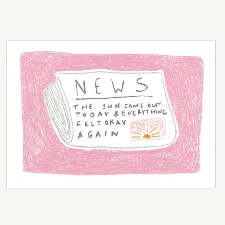 Good News! Print for wholesale by Oh Lightning