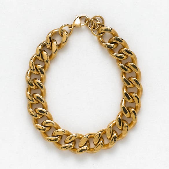 Pulseira de elos grossos Alejo por atacado de coco + peach jewelry