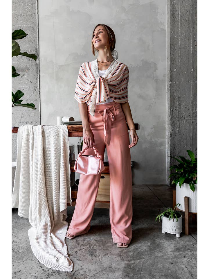 Hope Horizon LLC - Wholesale Pants - Women's - Pink East Hampton Pants1