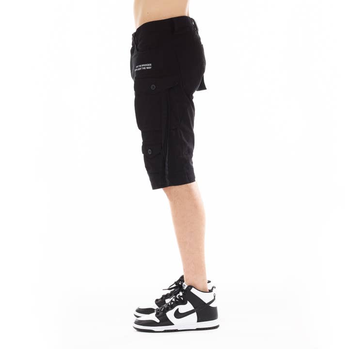 CARGO SHORTS IN VINTAGE BLACK for wholesale on Faire6