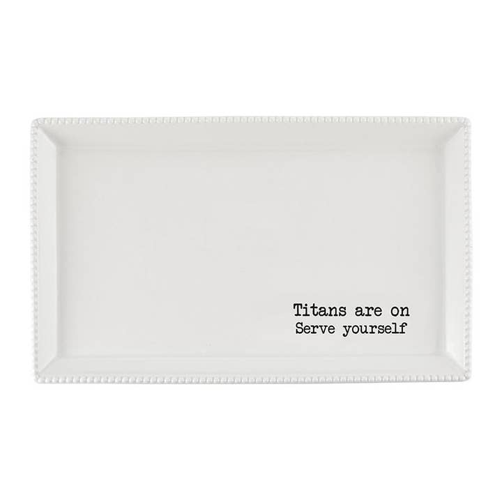 47th & Main (Creative Brands) - Wholesale Platter - Serving Platter - Titans1