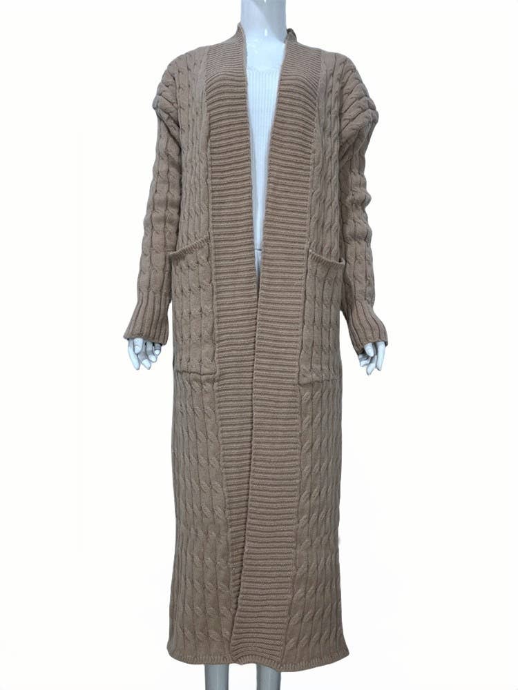 Productseeker - Wholesale Coat - Women's - CT037 Cozy Plus Size Long Knit Sweater Coat18