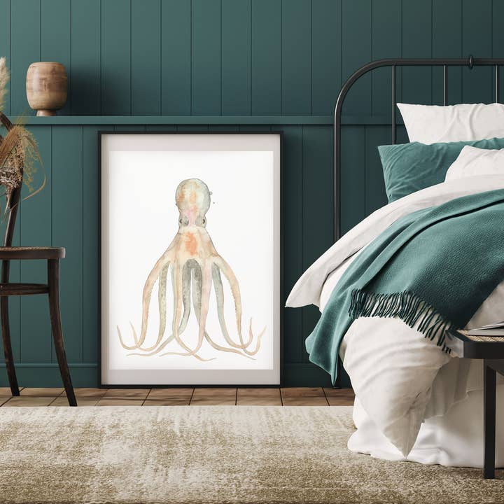 mantika studio - Wholesale Art Print - Sea Life - Octopus