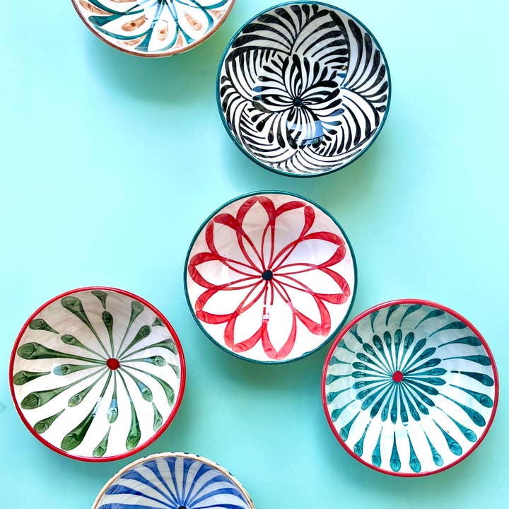 Tigela de cerâmica Iznik 20cm por atacado de Melek&Maya