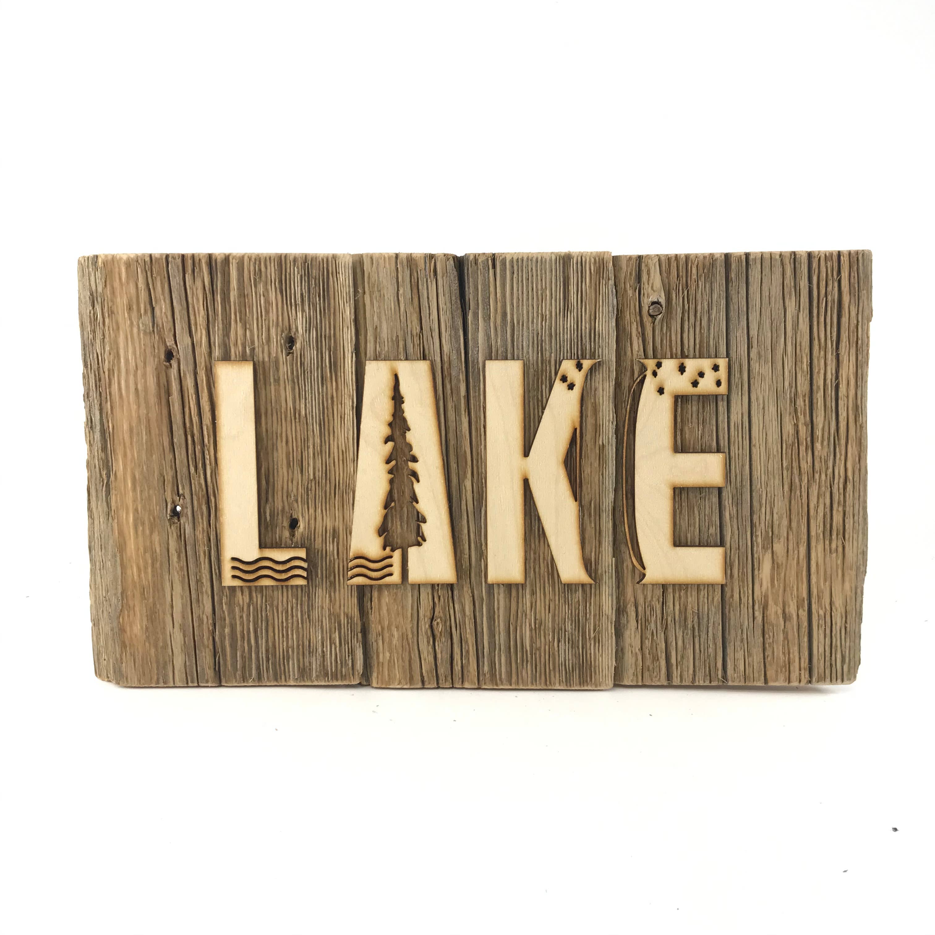 Makery Maven Co. - Wholesale Wall Accent - Travel Collection | Lake Wall Art1