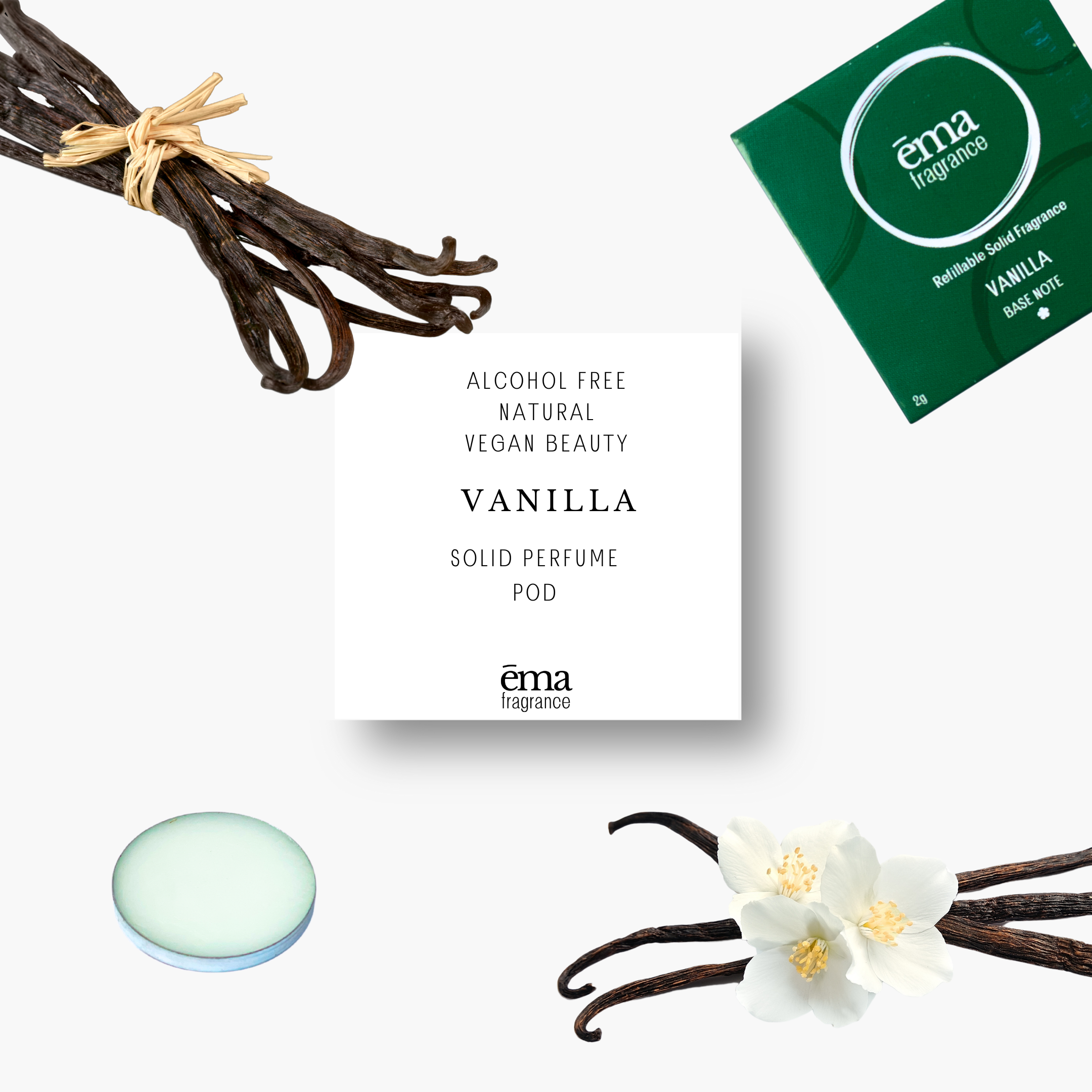 ēma fragrance - Vente Parfums solides - ēma Pod de Parfum Solide Vanille (2 g)6