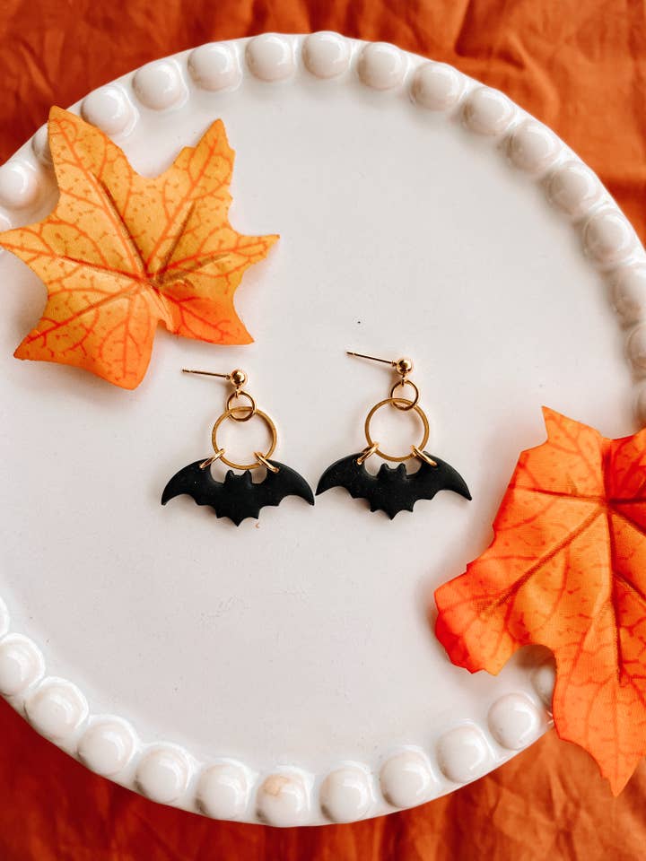 Bat Dangle Earrings for wholesale by Noelle Earrings