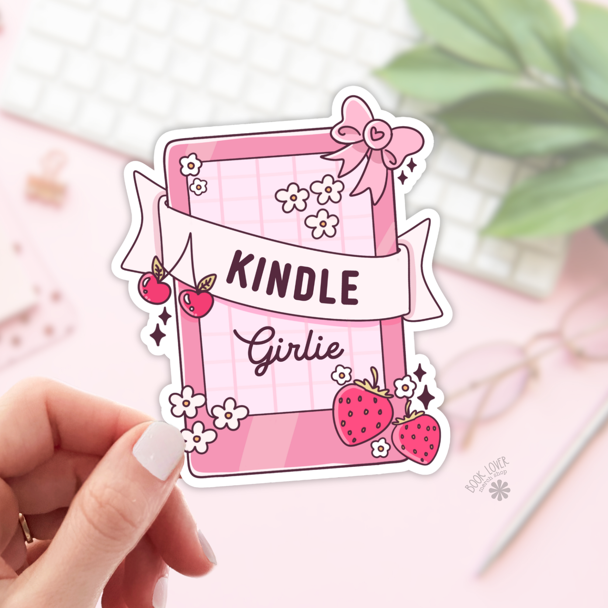 Book Lover Merch Shop – wholesale Sticker – Kindle Girlie Stickers / Bookish Stickers / Book Lover Gift 0
