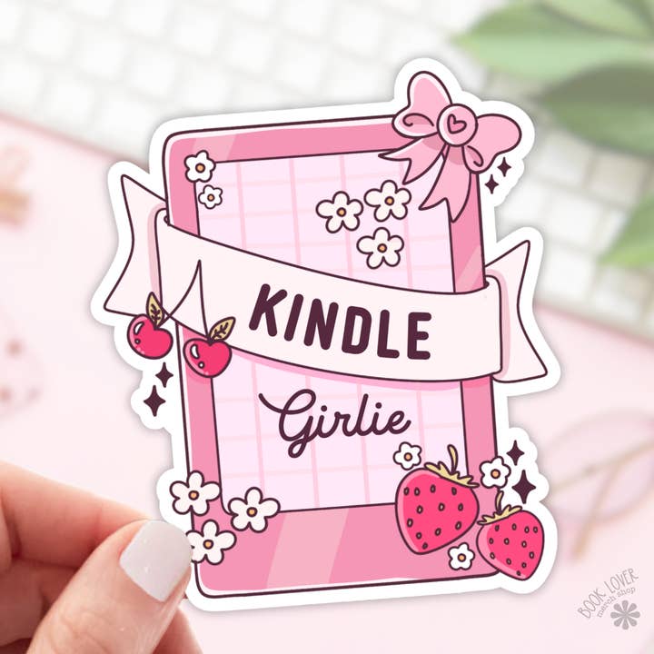 Book Lover Merch Shop – wholesale Sticker – Kindle Girlie Stickers / Bookish Stickers / Book Lover Gift 0