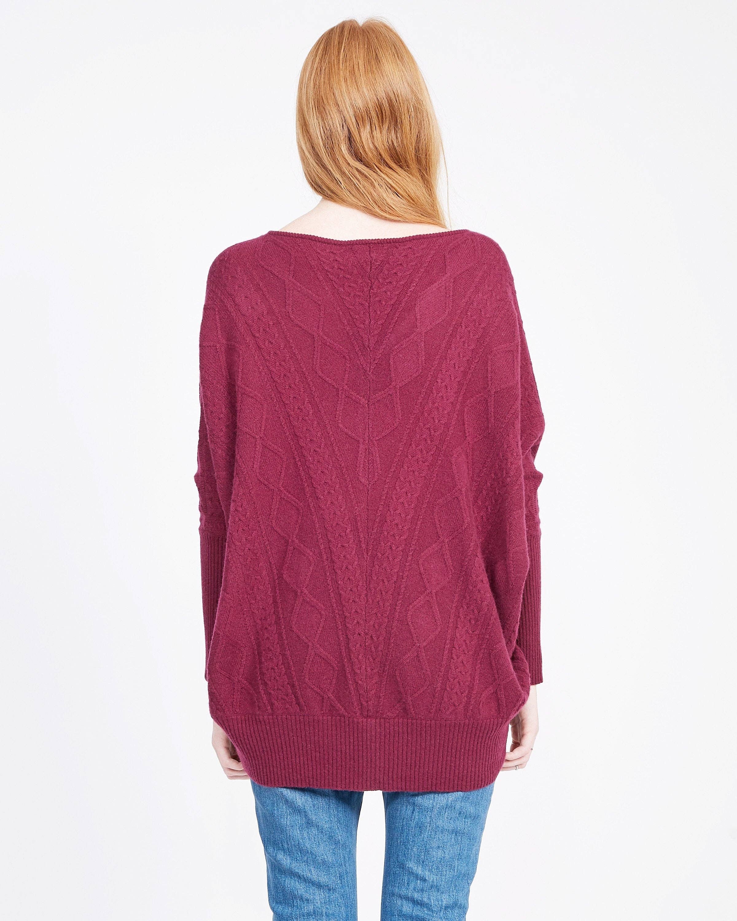 QUINN - Wholesale Knit Sweater - Women's - Cashmere Kendall Oversized Sweater20