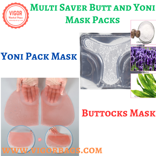 VIGOR – Großhandel Gesichtsmaske – Multi Saver Butt- und Yoni-Maskenpackungen (5er-Pack)0