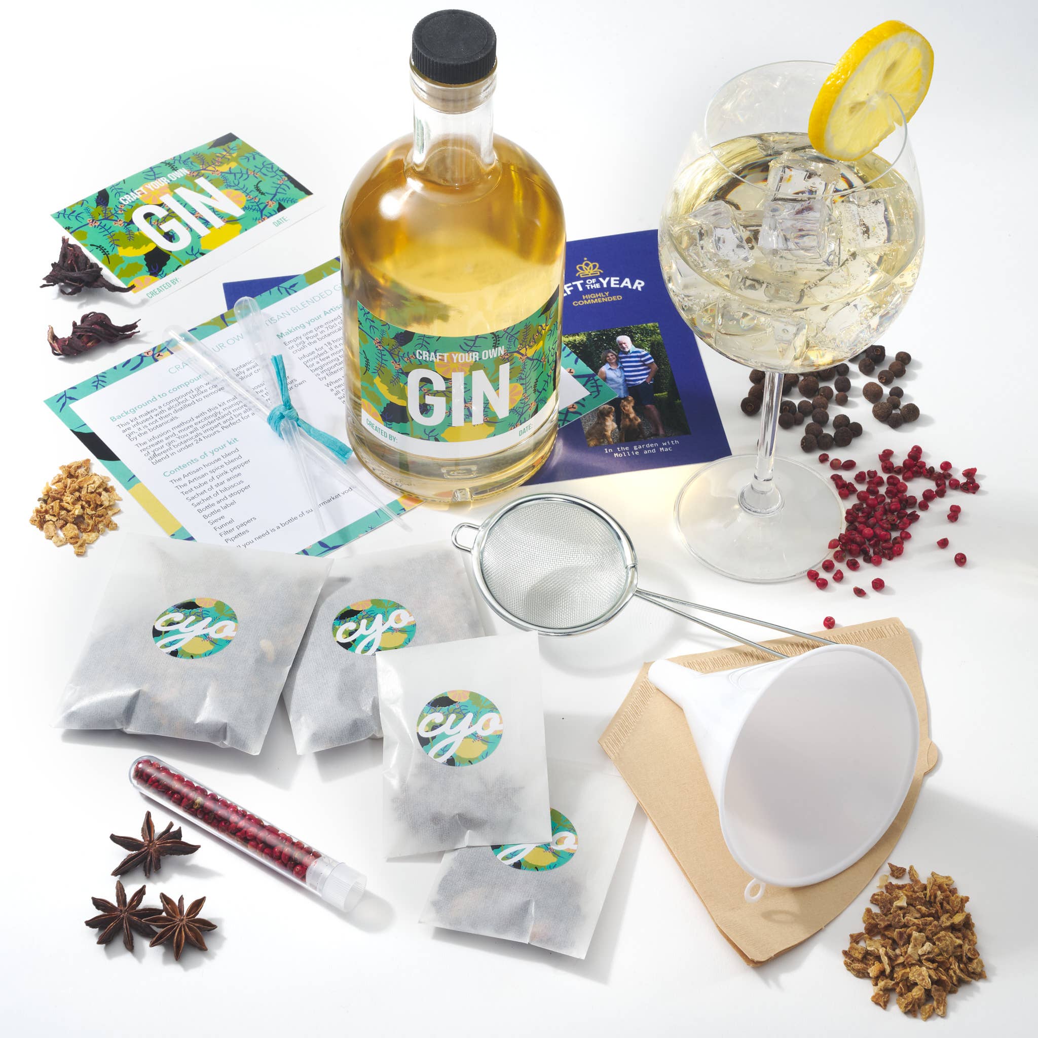 Craft Your Own – wholesale DIY drink kit – Make Your Own Gin - The Artisan Blend No 11