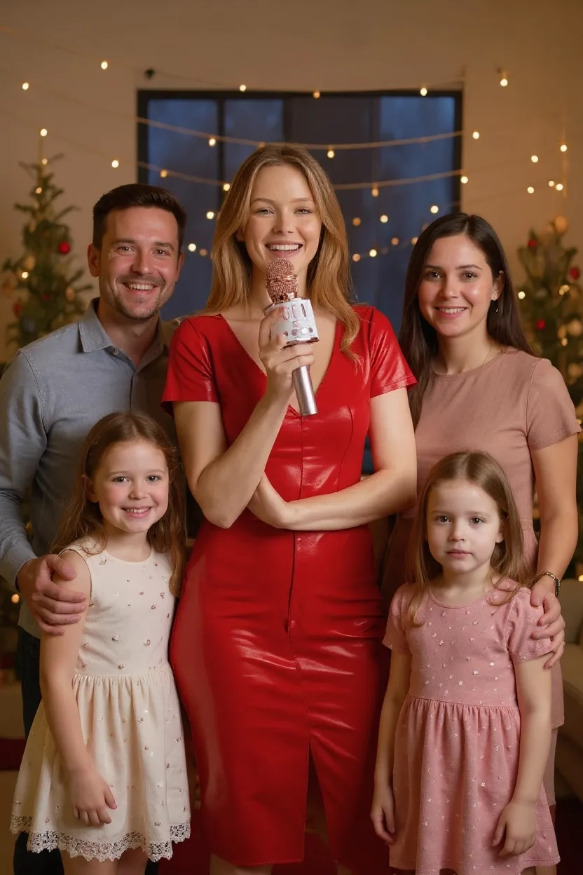 Funky Rico Inc - Wholesale Speakers - Karaoke LED Wireless Microphone with Power Bank - Rose Gold7