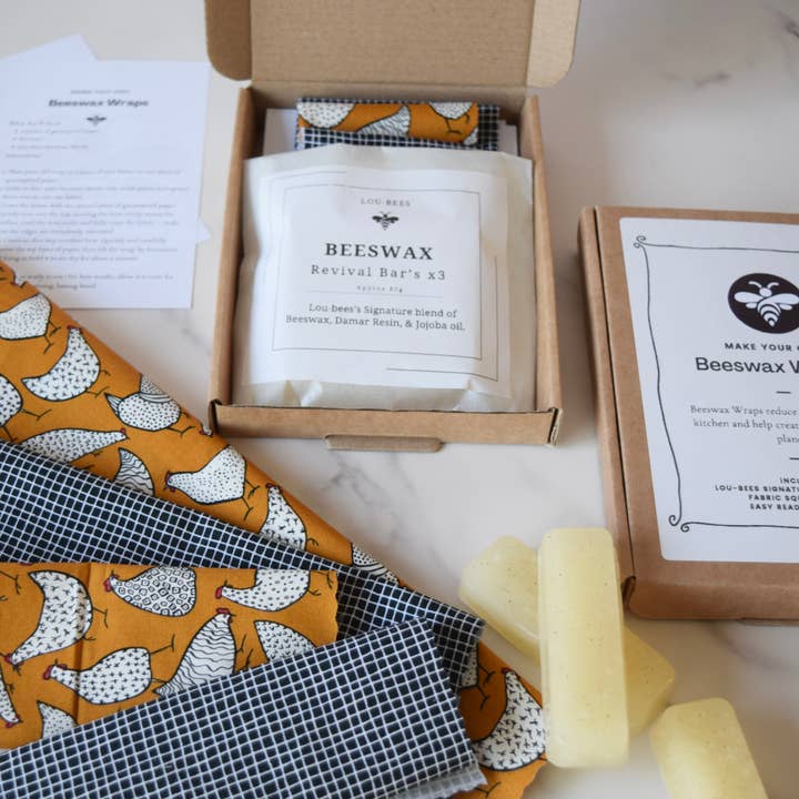 Lou Bees - Wholesale DIY craft kit - Beeswax Wrap DIY Kit – Make Reusable Wraps | Eco-Friendly4
