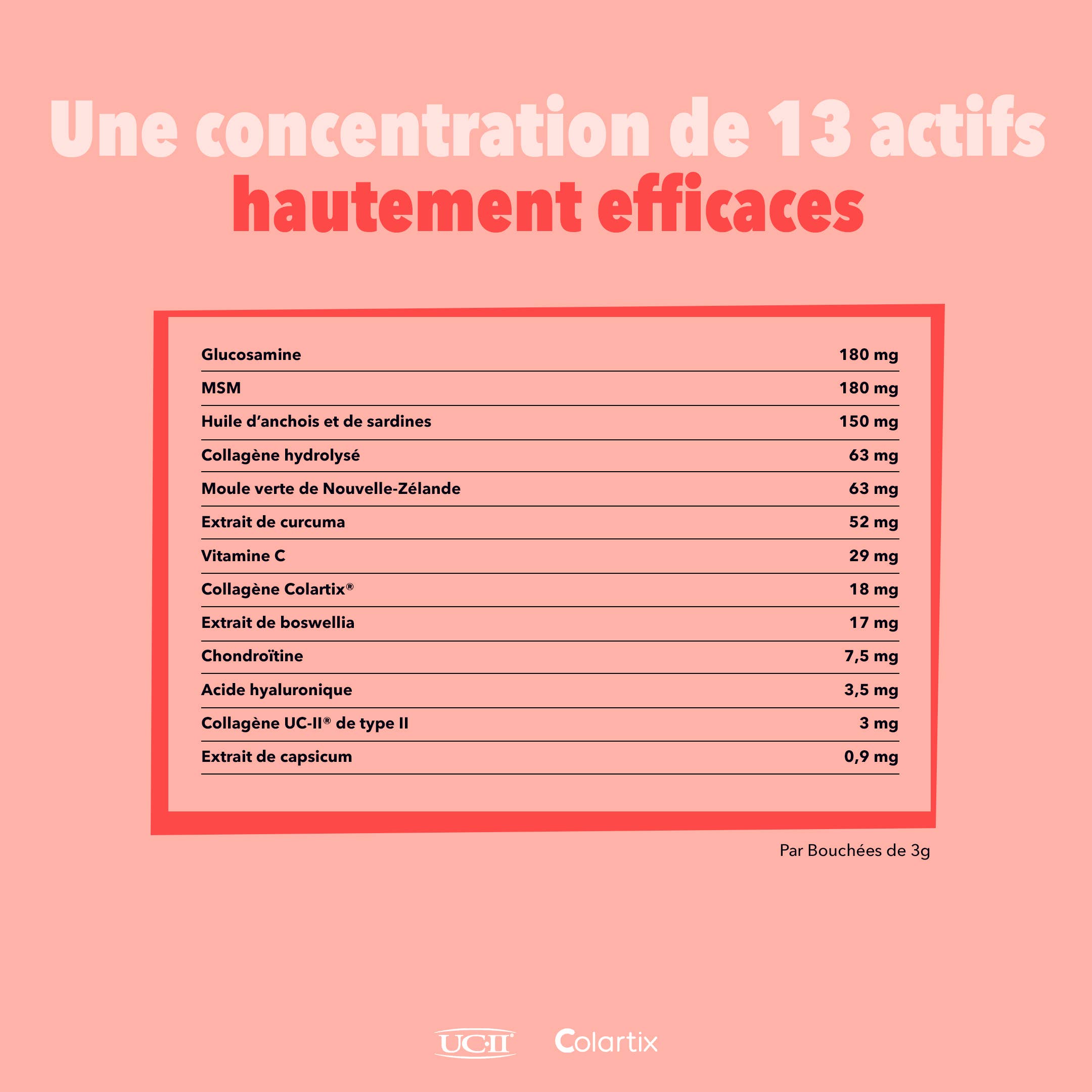 Delamour - Wholesale Pet Supplement - Dog - Les Bouchées - 90 chews to support Joints (270g)9