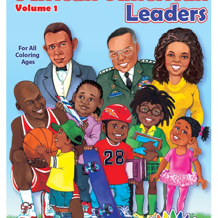 Really Big Coloring Books | ColoringBook.com - Wholesale Coloring & Activity Book - Kids & Baby - African American Leaders 8.5"x11"