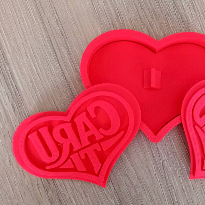 The Welsh Gift Shop – wholesale Biscuit cutter – Cookie Biscuit Cutter Set - Caru Ti / Love You3