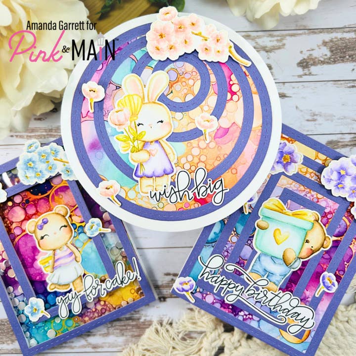 Pink and Main - Wholesale Craft Supplies - Stitched Circle Frames Dies2