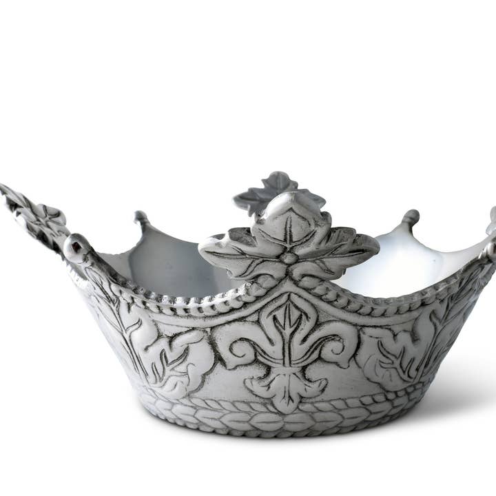 Bol de service Mardi Gras Crown pour la vente par Arthur Court