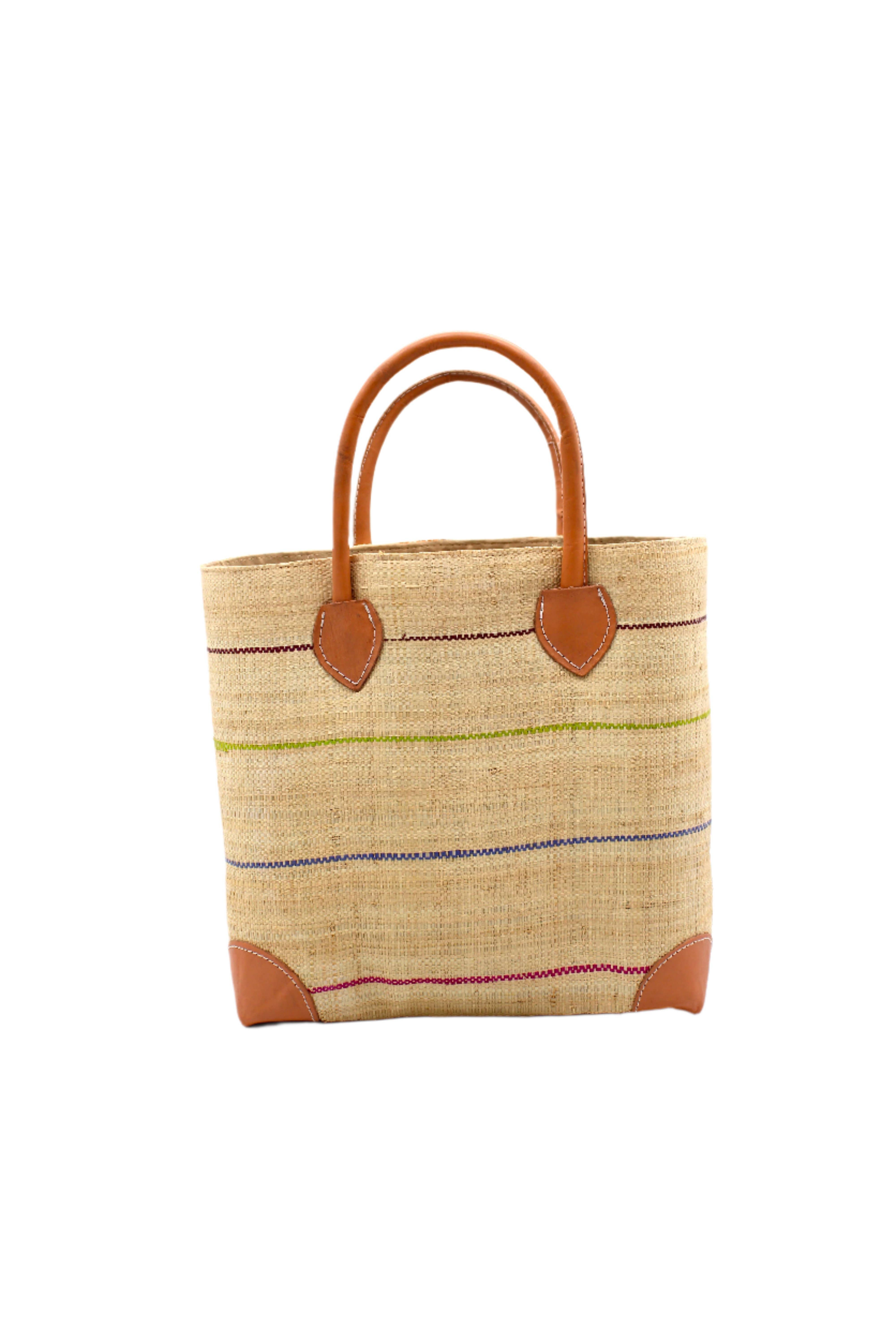 Shebobo - Wholesale Beach Bag - Augustine Straw Basket Bag - Three Sizes5
