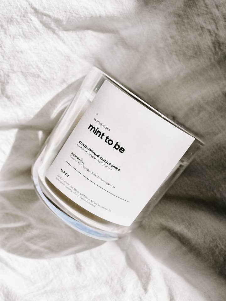 Mint To Be kristallen kaars voor wholesale door Anxious Aroma