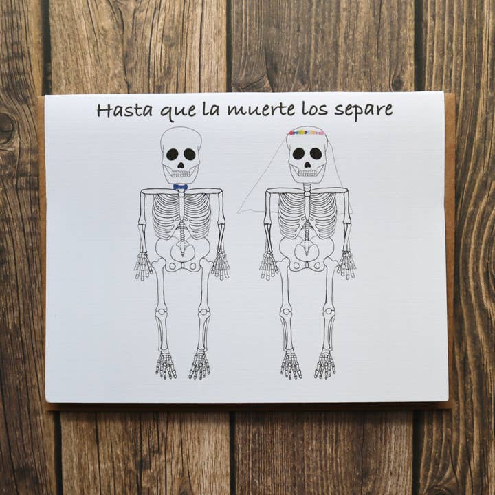 Carte d'amour Muerte pour la vente par Amor y Risas