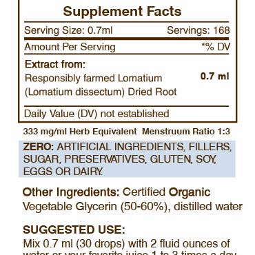 Secrets Of The Tribe - Wholesale Tincture - Lomatium Tincture3