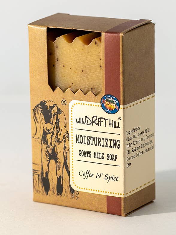 Coffee N' Spice | Goat Milk Soap for wholesale by Windrift Hill Goat Milk Skincare