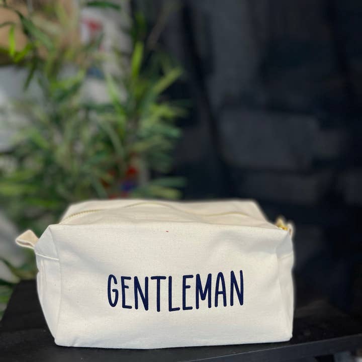Toiles Chics - Venta al por mayor Neceser - Hombre - Neceser cúbico ecru « Gentleman »