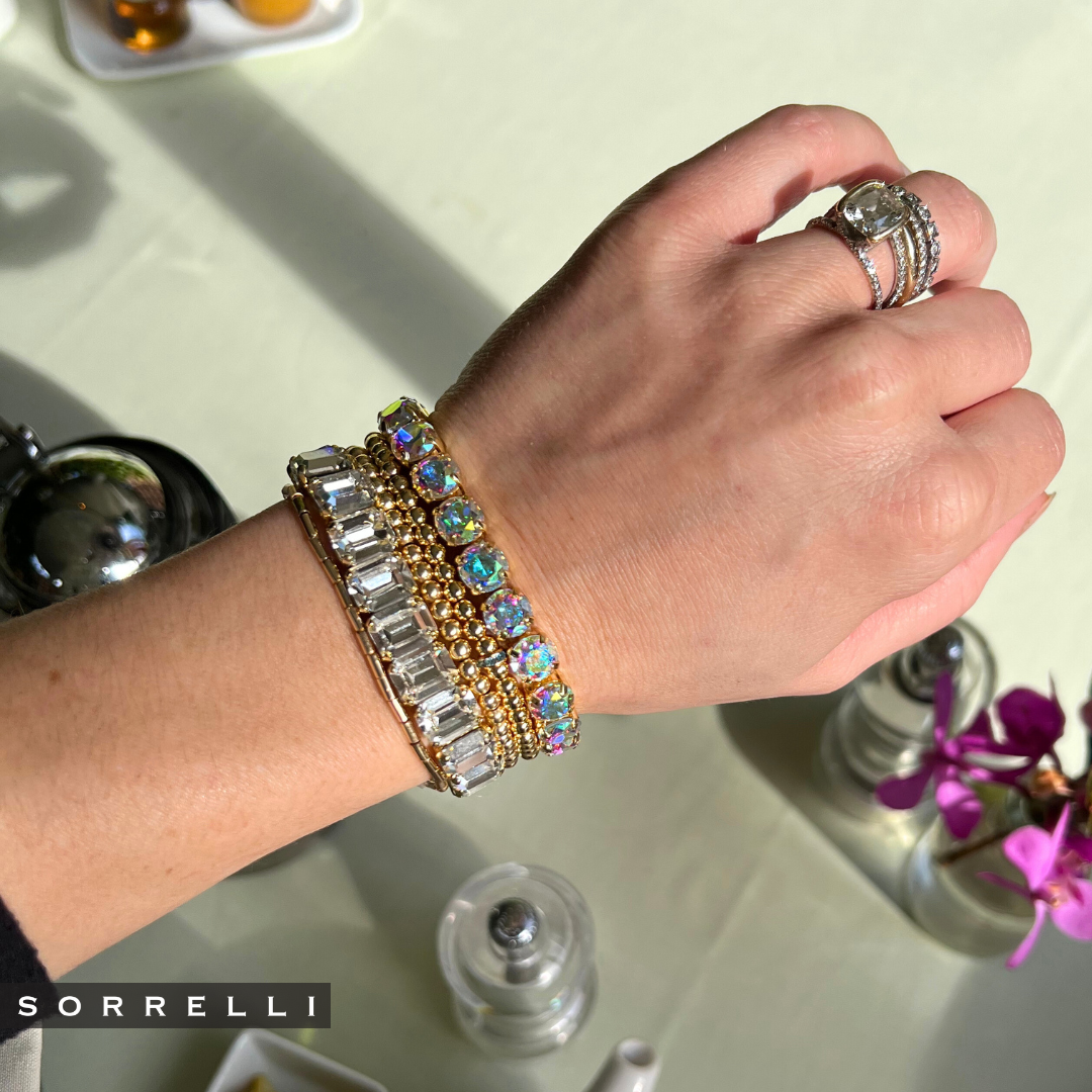 Ryd 7 tommer Octavia Stretch Armbånd - BFM30BGCRY for engroshandel på Faire2