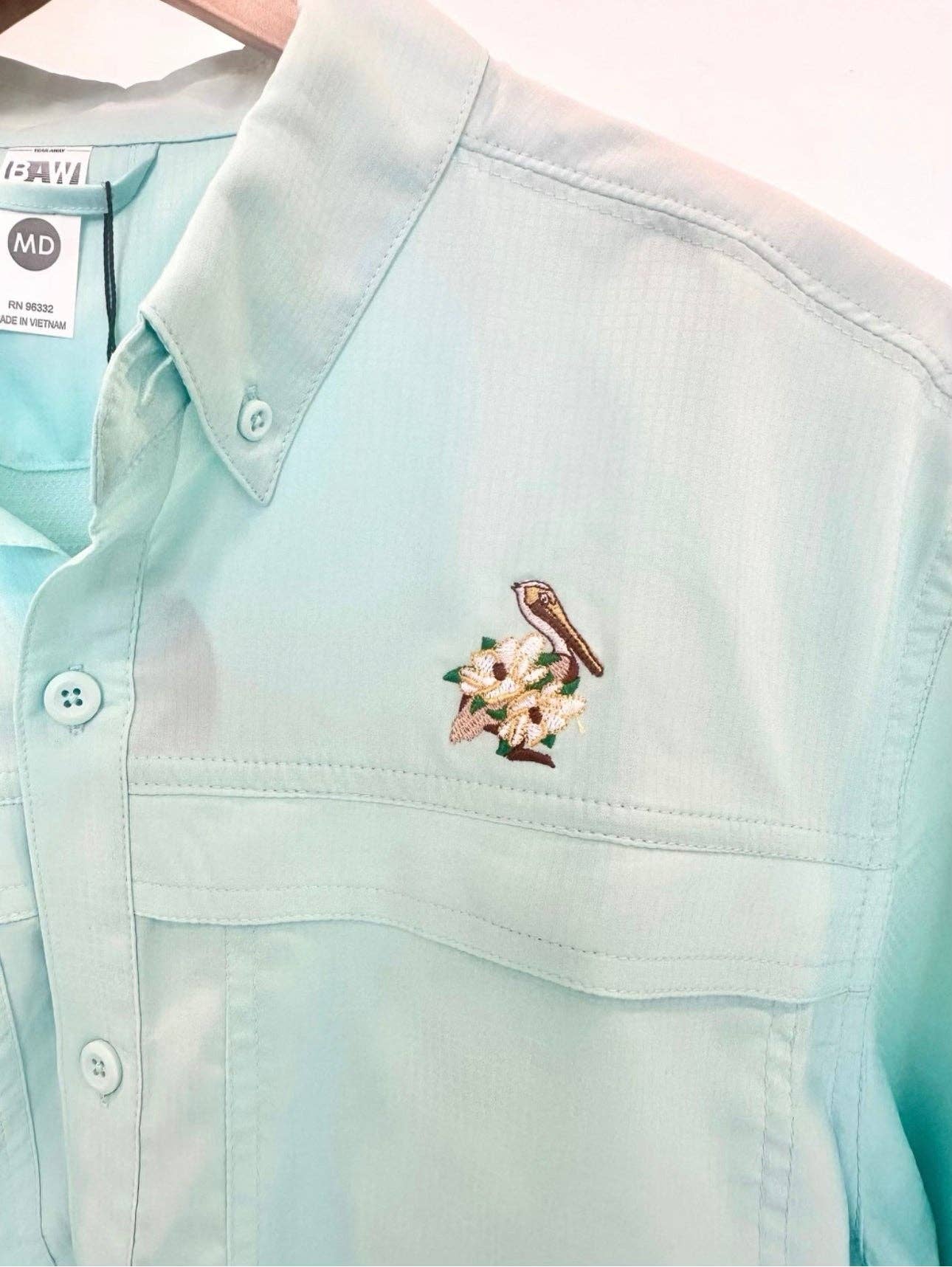 WHEREable Art, LLC – wholesale Buttoned-down shirt – Unisex – Men's Sun Protection Fishing Shirts 18