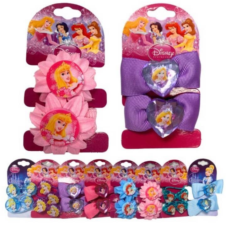 St. Louis Wholesale LLC - Wholesale Hair Tie - Kids - 2pk Disney Hair Ties- Styles May Vary