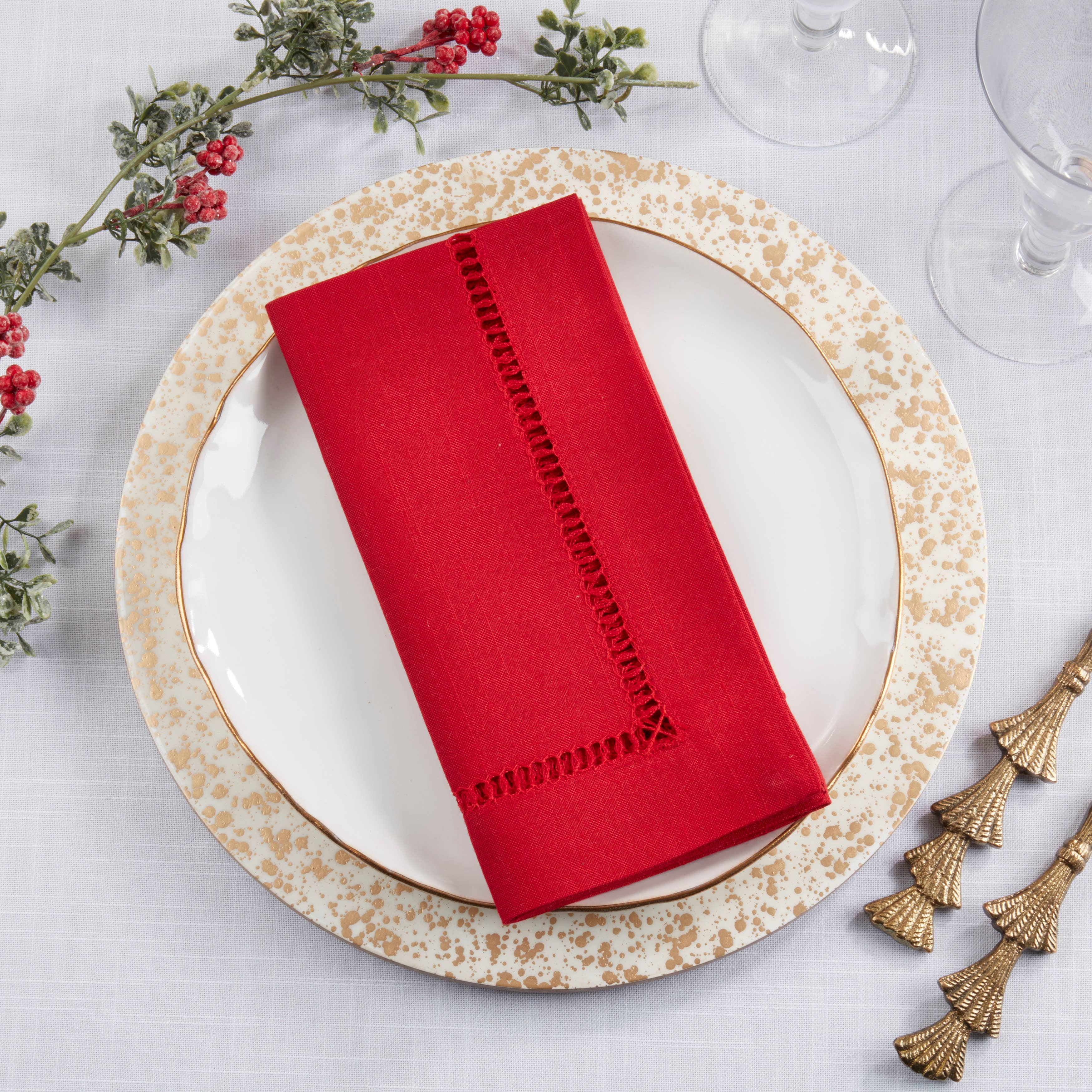 Saro Lifestyle - Wholesale Dinner & Cloth Napkin - Toscana Hemstitched Napkin22