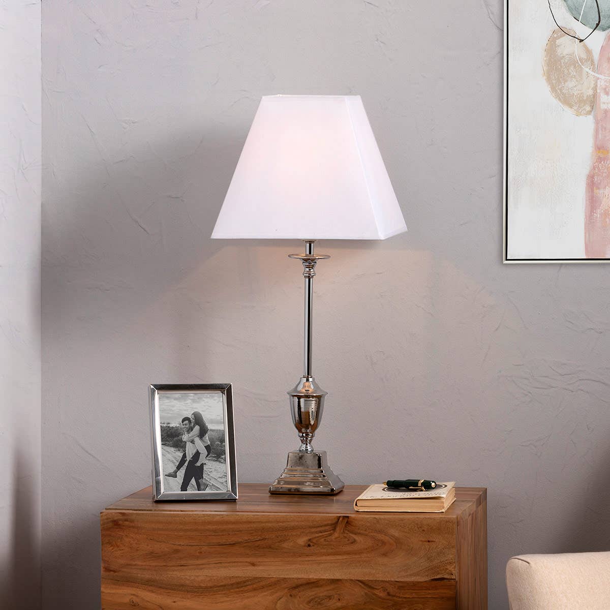 Gdeco - Wholesale Accent/Desk Lamp - Metal Table Lamp. 55*25 Cm2