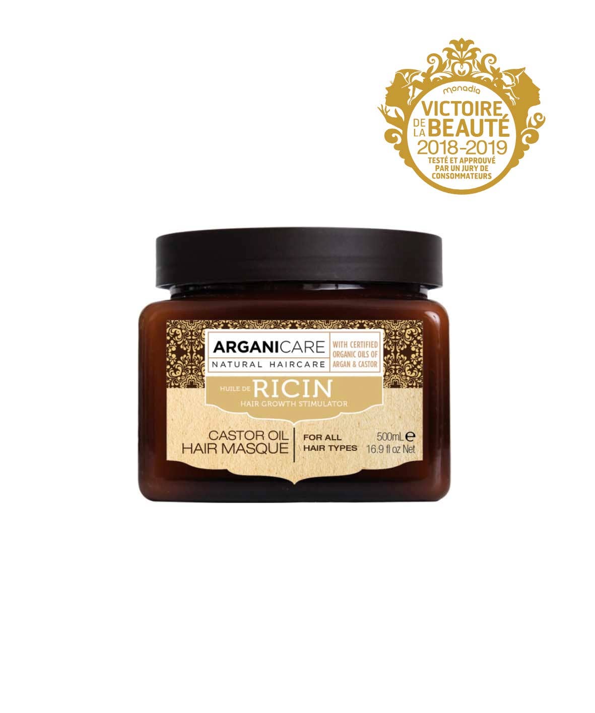 ARGANICARE - Wholesale Hair Mask - Strengthening mask with castor oil1