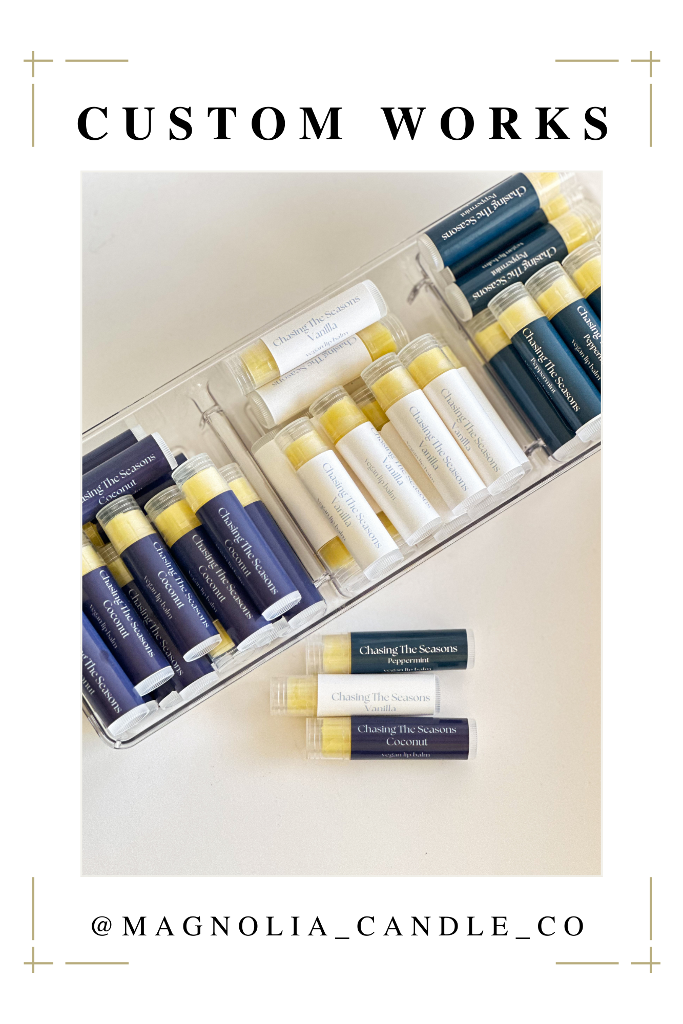 Magnolia Candle Company – wholesale Lip Balm – Vegan Lip Balms - Private Label/ White Label/ Brandless1