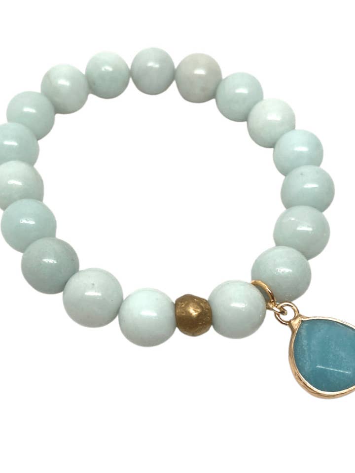 Pale Angelite Bracelet for wholesale by Stephanie Leigh Jewelry