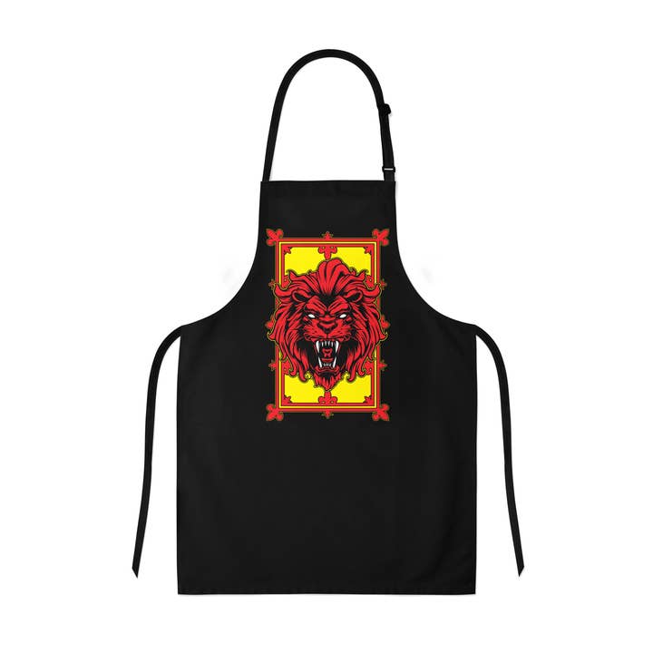 Lion Rampant Apron for wholesale by Brave Scottish Gifts