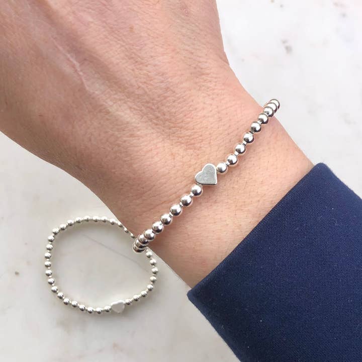 Simply Stated NY - Wholesale Beaded Bracelet - Tiny Heart Mother Daughter Matching Bracelets3