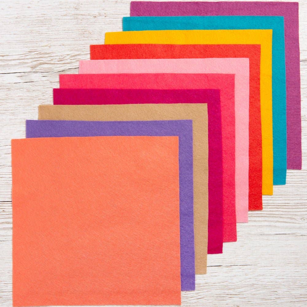 Wool Couture Company – wholesale Craft supplies – Felt Bundle Summer5