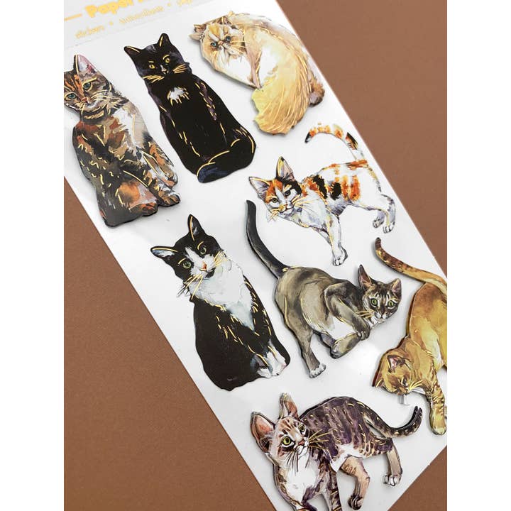 Paper House Productions – Engroshandel Klistermærke – Katte Dimensional Scrapbooking klistermærker1