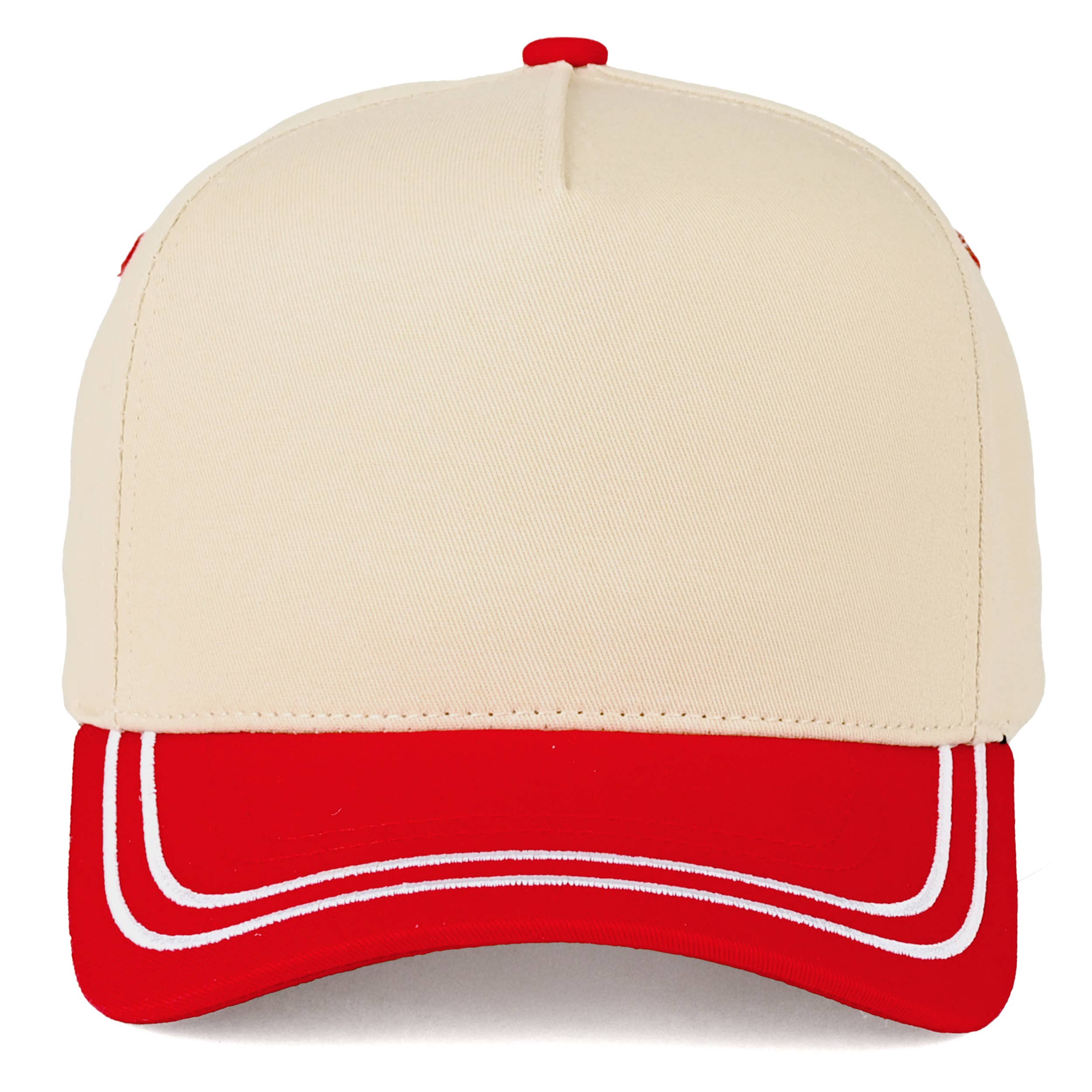 Hana – Engroshandel Trucker hat - Dame – C.C Two Tone med Retro Stribe Bomuld Trucker Kasket4