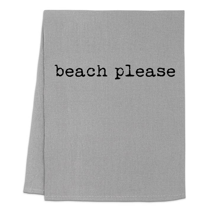 Moonlight Makers - Wholesale Tea Towel - Beach Please - Kitchen Towels 1