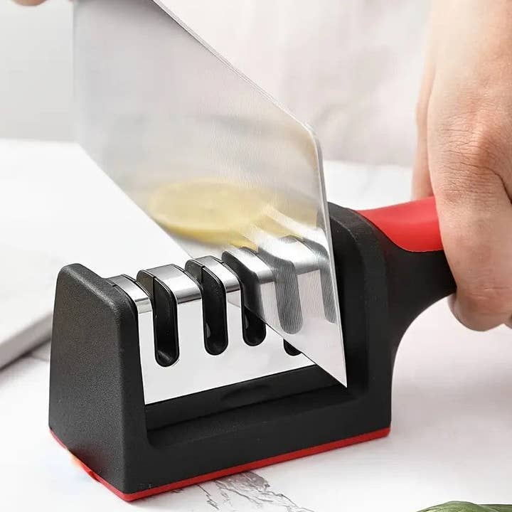 Mtistanbul LTD – wholesale Knife sharpener – 3-Stage Kitchen Knife Sharpener – Professional Sharpening Tool with Non-Slip Handle5