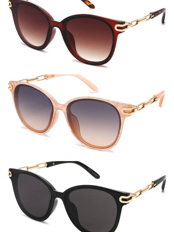 Moderne Kettenglied-Sonnenbrille für den Großhandel von anbfashion