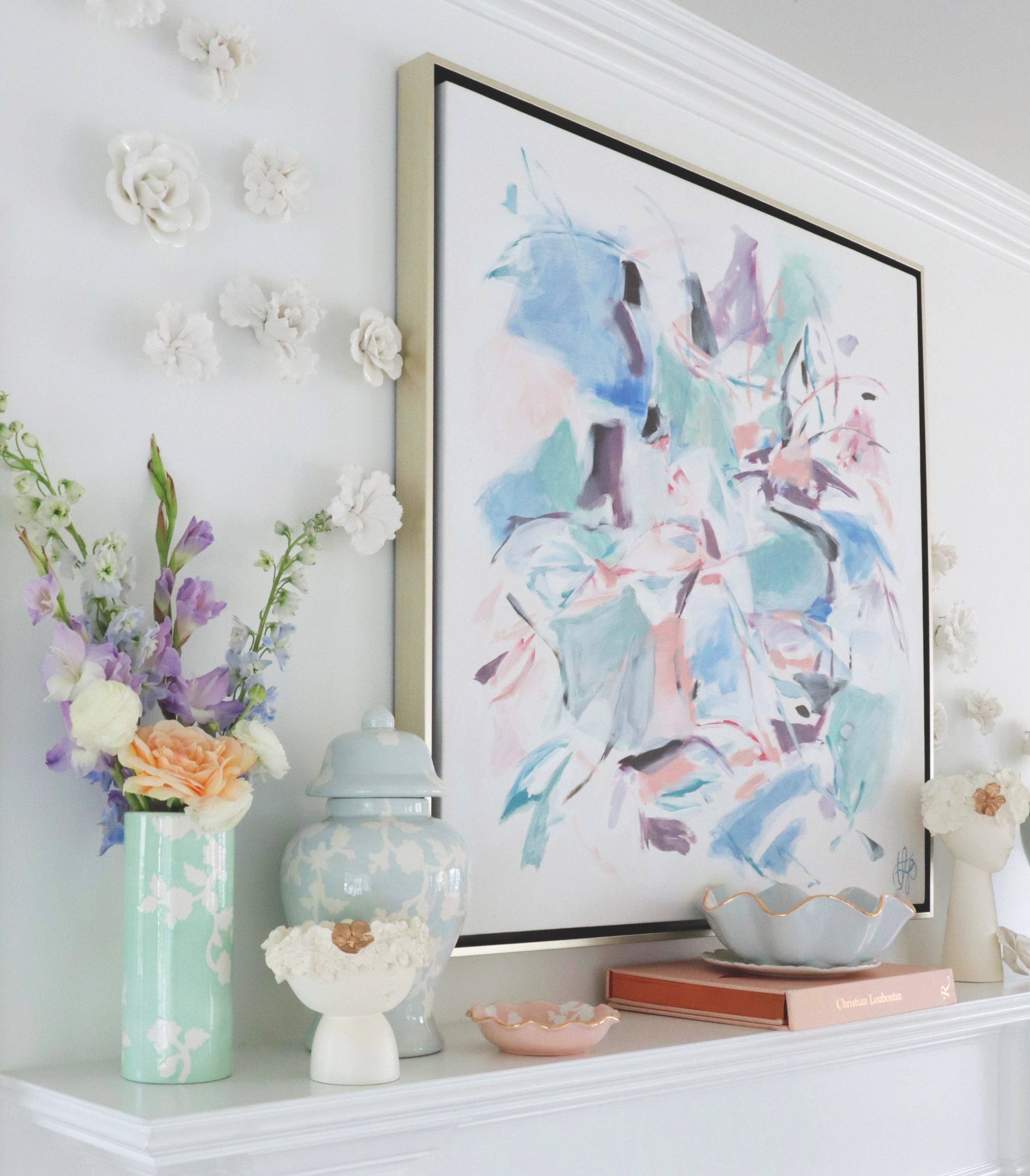 Lo Home | Ruby Clay - Wholesale Decorative Jar - Chinoiserie Dreams Ginger Jars in Hydrangea Light Blue5