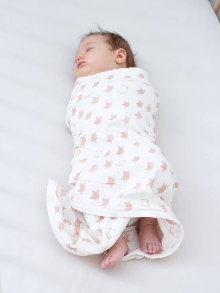 Ekologisk Baby Filt, Kitty för wholesale av Harp's Cove