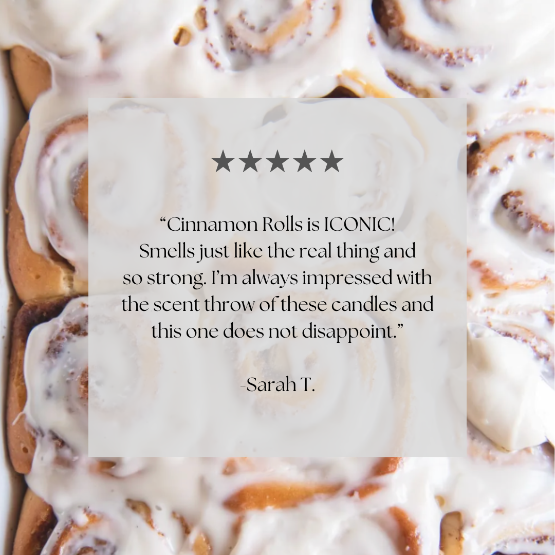 Kindred Candle - Wholesale Jar/Filled Candle - Cinnamon Rolls 22 oz5