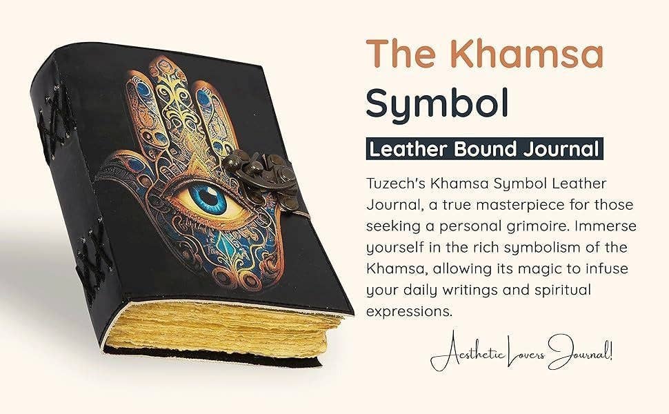 Tuzech Leather – wholesale Journal och dagbok – TUZECH läderklätt anteckningsbok med grimoirestil och ojämna kanter för män och kvinnor59